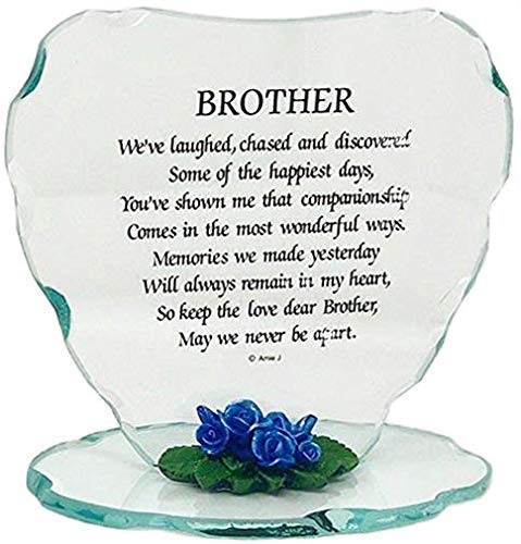 OnlineStreet Plaque Gift for Brother Beautiful Poem a Lovely Plaque, Which Makes a Really Thoughtful Gift for any occasion, Birthday, Mothers day, Wedding, Christmas etc,