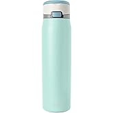 Simple Modern Mesa Loop Water Bottle with Covered Straw and Handle | 30oz Cup Holder Friendly Insulated Stainless Steel Bottles for Travel, Sports and School | Seaside Coast