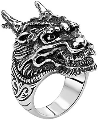 Samurai Dragon Ring For Men By Scott Kay In Sterling Silver-Size 12