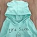 Unisex Baby Clothes Outfit Birthday Outwear Hood Tops Casual Stripes Pants Leggings Set Blue