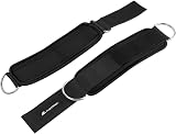 Flintronic Ankle Straps for Cable Machine with Double D-Rings Neoprene Padding view 8