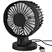 Quiet Desk Fan, Moucit 4-Inch USB Small Table Fan with Twin Turbo, 2 Speeds and Pivoting Head Personal Electric Fan for Office, Home