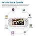 YANX Handheld 650 Classic Game Console, Portable Video Game Console Game Player Gifts for Boys Girls Kids Children (k3white)