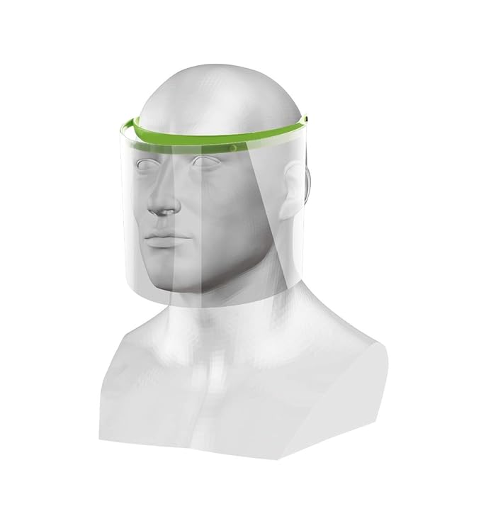 Slings Multipurpose Full Face Cover Shield (Green) - Pack of 5