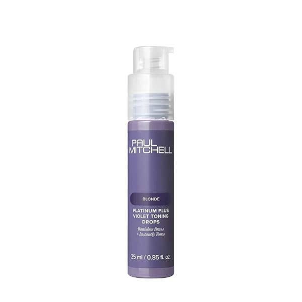 PAUL MITCHELL PLATINUM PLUS VIOLET TONING DROPS, BANISHES...