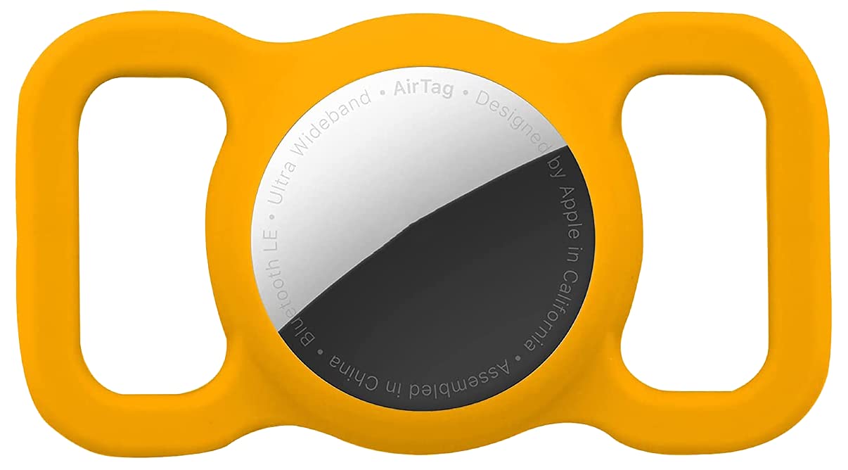 Sichy Pet Silicone Protective Case for Apple Airtag GPS Finder Dog Cat Collar Loop, Pet Loop Holder for Air_tag, for Apple Locator Tracker Anti-Lost Device