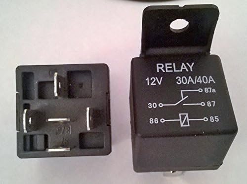 2x 30 amp Power Accessory Car Relay with 5 wire pig tail