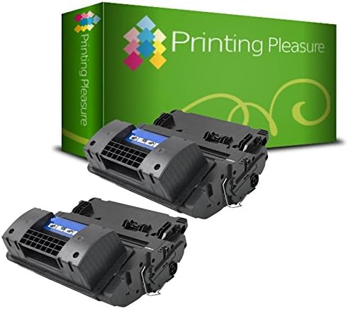 Printing Pleasure 2x CC364A 64A Black Compatible Toner for HP Laserjet P4014