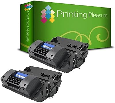 Printing Pleasure 2x CC364A 64A Black Compatible Toner for HP Laserjet P4014
