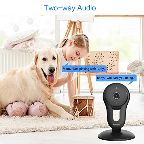 UNIOJO Indoor Security Camera, 2.4GHz WiFi Camera with Motion Alert
