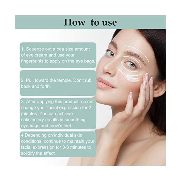 Rapid Reduction Eye Cream,Under-Eye Bags Treatment,Instant Results Depuffing Eye Cream,Fights Wrinkles and Fine Lines…