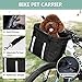 ANZOME Dogs Carrier Bike Basket, Handlebar Basket Folding Front Removable wiht Adjust Dog Seatbelts Bicycle Baset Quick Release Easy Install Detachable Cycling Bag Mountain Picnic Shoppingthumb 2