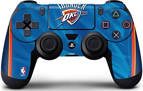 Amazon Skinit デカール ゲームスキン Ps4コントローラー用 公式ライセンス Nba オクラホマシティサンダー ブルージャージーデザイン フェイスプレート