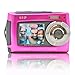 SVP Aqua 5800 Pink (with Micro 16GB) 18MP Dual Screen Waterproof Digital Camera