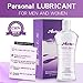 ACVIOO Water Based Personal Lubricant, Super Slick Long Lasting, Natural Wet Lube for Lovers & Couples (8 OZ)