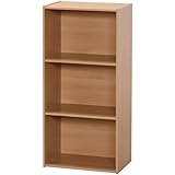 アイリスオーヤマ カラーボックス 3段 幅41×奥行29×高さ87.1cm ビーチ ECX-3