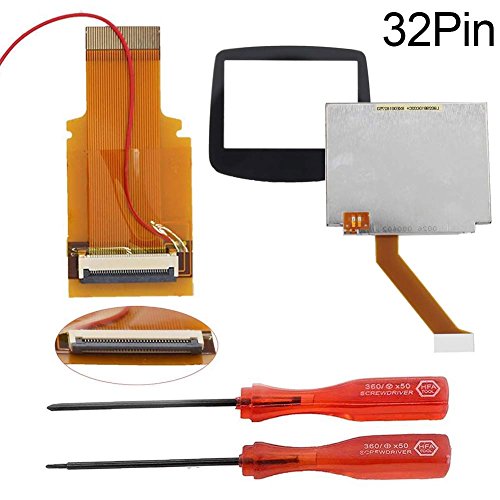 Thethan LCD Backlight Screen Kit 32/40 Pin for Gameboy Advance MOD GBA SP AGS-101 - Thumbnail 6