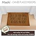 Msimplism.D Just So You Know There's Like A Lot of Kids in Here Mochi Entrance Floor Mat Funny Doormat Machine Washable Rug Non Slip Mats Bathroom Kitchen Decor Area Rug 23.6