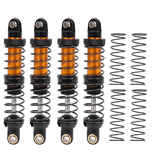 Tbest RC Car Shock Struts, Oil Suspension Shock Struts Damper Fit for CC01 RC Car Model Accessory(80mm) Rc Shock Oil