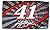 Kurt Busch #41 3x5 SIGNATURE Flag w/grommets RR Outdoor House Banner Nascar Racing