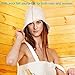 Wooden Sauna Bucket with Ladle and Sauna Hat- Handmade 4 Liter (1 Gallon) Wooden Sauna Bucket with Wooden Ladle and Free Size Wool Sauna Hat