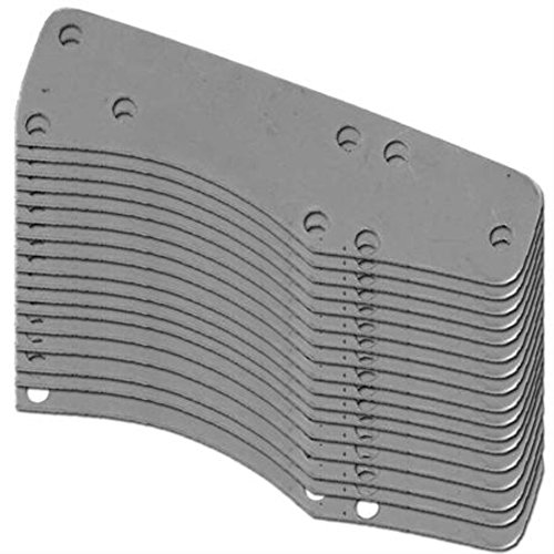 20 Gauge Custom Steel 100 Count Lamellar Plates Type 3