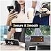 Humixx Phone Ring Holder, Stainless Steel Cell Phone Finger Stand, 360° Rotation Thin Universal Kickstand, Magnetic Car Mount for iPhone 11/11 Pro/11 Max/XR/XS Max, Samsung S10, Huawei P30 - Black