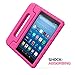 MoKo Case for All-New Amazon Fire HD 8 Tablet (6th/7th/8th Generation, 2016/2017/2018 Release) Kids Shock Proof Convertible Handle Light Weight Protective Stand Cover Case for Fire HD 8,Magenta