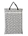 Hibaby Large Hanging Wet/Dry Cloth Diaper Pail Bag for Reusable Diapers or Laundry