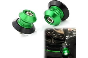 Xitomer 1 Pair M8 X1.25 Motorcycle Swing Arm Bobbins/Slider/Spool, Fit for Z650/Z900/Z800/Z400, ZX6R 13-22 /ZX10R 11-22/Z1000 SX 14-22/Versys650 15-22/Ninja 650 17-22/Ninja 400 2018-2022