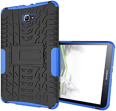 Maomi Samsung Galaxy Tab A 10.1 Case (T580/T585),[Kickstand Feature],Shock-Absorption/High Impact Resistant Heavy Duty Armor Defender Case for Samsung Galaxy Tab A 10.1 inch 2016 Tablet (Blue)