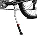 BV Bicycle Adjustable Center Kickstand for Bike 24 to 28 Inch, Silver