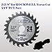 MTP 3X 3-3/8-inch Diamond/Wood/Metal Circular Saw Blade for Rockwell Versacut Versa Cut Rk3440k, 3-3/8