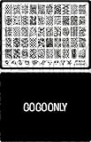 Gogoonly Nail Art Stamp Plate Collection St. Holly - Huge Size Stamping Image Plates Manicure Nail Designs DIY - BH000574