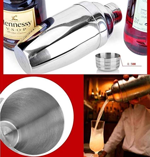 Cocktail Shaker Cocktail Making Set Cocktail Set 12 Stück 400ml Cocktail Making Set mit verbessertem Stand Cocktail… – Bild 5