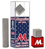 Magnetica Original Buildable Magnets (2.5mm) 512 Set for Sculpture Stress Relief Intelligence Development and Desk Toy for Adults | The World's Best Magnets!