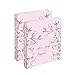 COMIX 2 Pack Letter Size, Heavy Duty Premium Designer 3 Round Ring Binder 1 Inch, (A2134) Back to School/Campus (Sakura Spring Flower)
