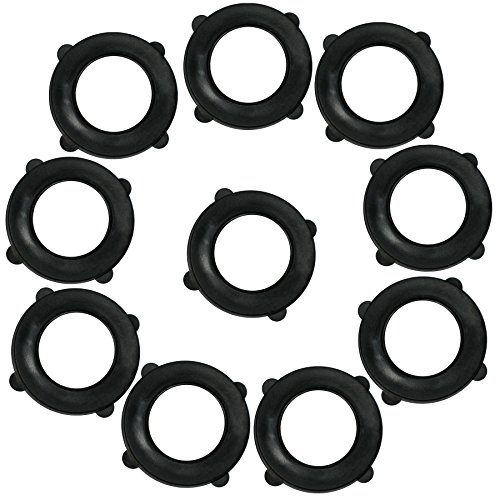 Garden Hose Washers Pack of 10. Made from Heavy Duty Rubber. Self