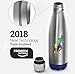 LLL-LIVE.LONG.LIFE Stainless Steel Water Bottle -Thermos Vacuum Insulated Triple-Wall,Ice Cold 40 Hours! New Technology - 17 Ounce with Leak Resistant,Multicolored