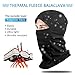 [2-PACK] Dimples Excel Thermal Fleece Ski Balaclava Face Mask for Skiing Snowboarding Motorcycle Cycling Mountaineering Hunting Winter Sport (2 Pack) (Thermal Fleece Version (Black + Black))