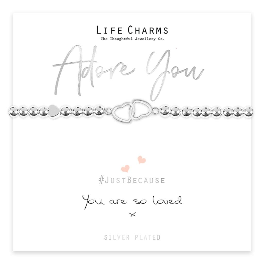 Life Charms Women Jewellery You are Loved Bracelet Wristband Ladies Gift