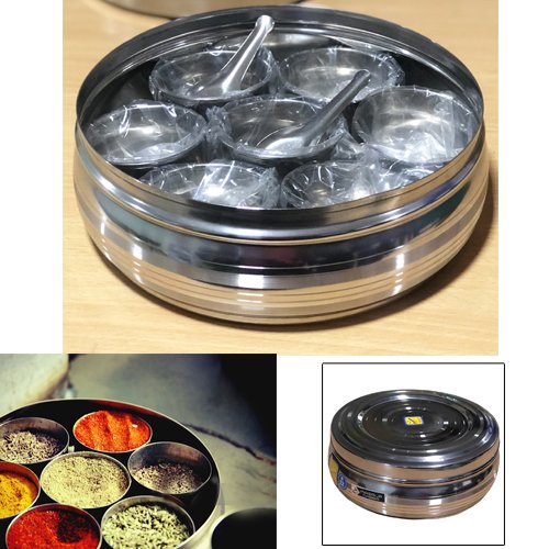 Easter day gift for loved ones stainless steel masala d…