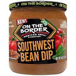 On The Border Southwest Bean Dip 16 oz. Jar