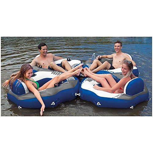image for MrBigDeal 2 Cool Inflatable Float Connect Lounge Tube Floating Swimmin