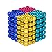 Elsatsang Novelty Magnetic Toys - Silver Color Set Mashable, Smashable, Rollable, Buildable Magnets - Office Toy & Stress Relief for Adults (Multicolour 4)