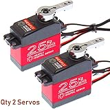 Hexfly Servo 25KG (Qty 2) Metal Gear Waterproof Servo