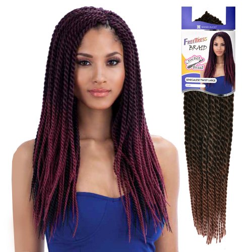 FreeTress Synthetic Hair Braids Senegalese Twist Large (99J)