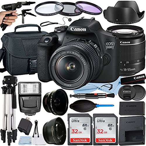 DSLR Cameras ACELL Canon EOS 2000D (Rebel T7) DSLR Camera