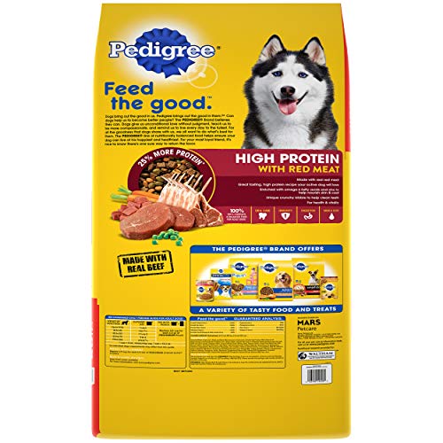 Pedigree High Protein Adult Dry Dog Food Beef and Lamb Flavor Dog