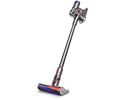 Dyson V7 Fluffy beutel- und kabelloser Handstaubsauger (inkl. Elektrobürste mit Softwalze, Kombidüse und Fugendüse, mit Nicke